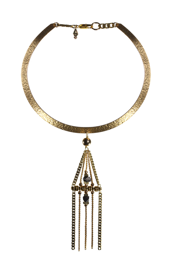 Artifacts World handmade boho jewelry, collar necklace made in Canada
