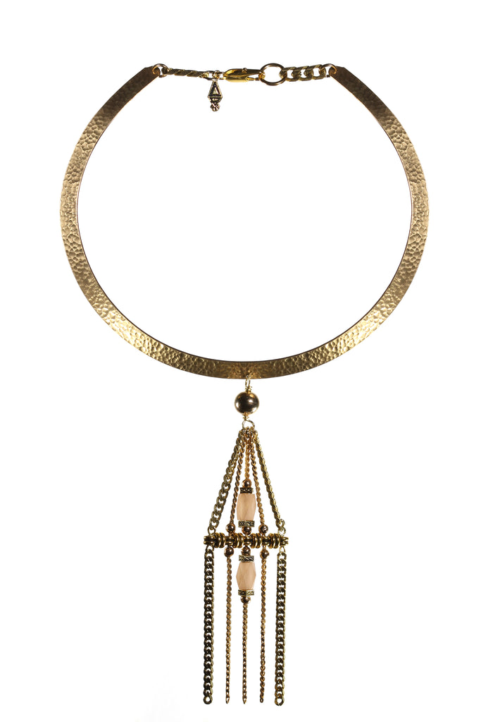 Artifacts World handmade boho jewelry, collar necklace made in Canada