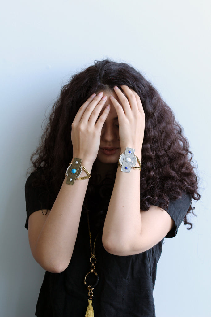 Bohemian statement bracelet