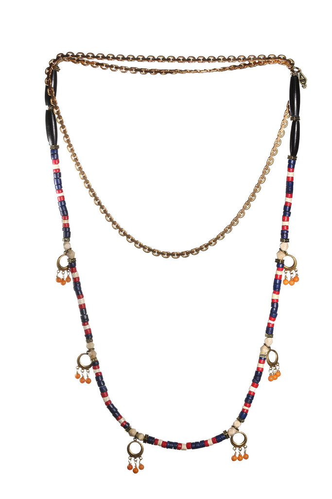 extra long boho necklace